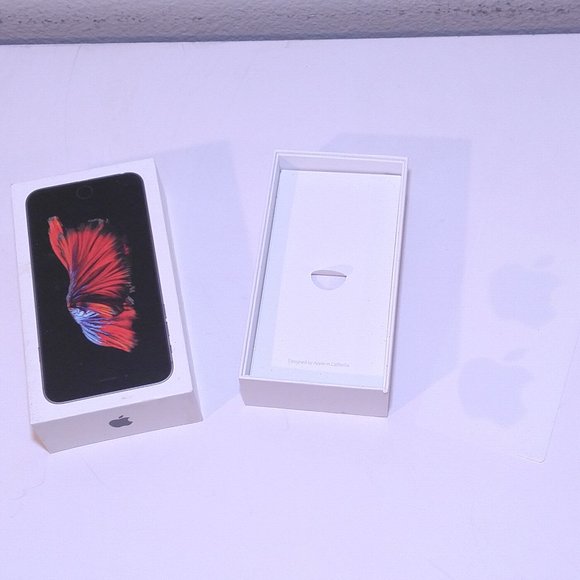 APPLE iPHONE 6s Plus BOX ONLY 32GB Original Packaging OEM Steve Jobs STICKERS - Picture 1 of 13